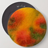 abstracte kunstButton "Gele kosmos" Ronde Button 6,0 Cm (Voorkant /achterkant)