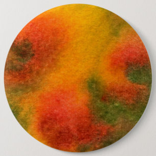 abstracte kunstButton "Gele kosmos" Ronde Button 6,0 Cm