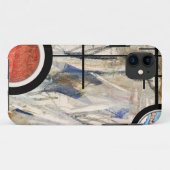 abstracte kunstcollage, gemengde media en waterver Case-Mate iPhone case (Achterkant (horizontaal))