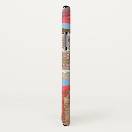 abstracte kunstcollage, gemengde media en waterver Case-Mate iPhone case (Achterkant / rechts)