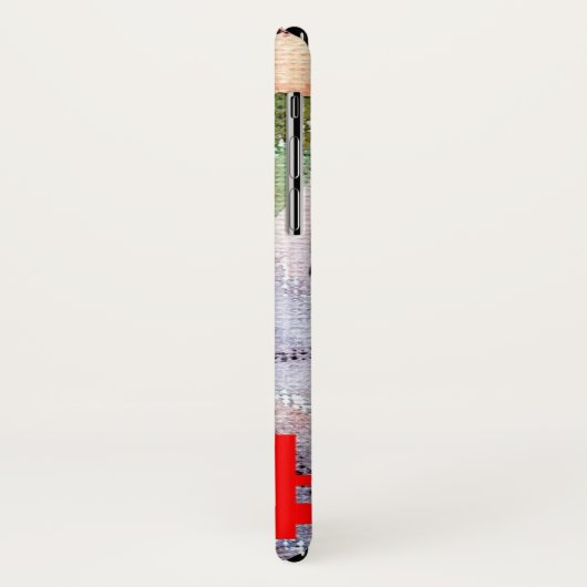 abstracte kunstcollage, gemengde media en waterver Case-Mate iPhone case (Achterkant/links)