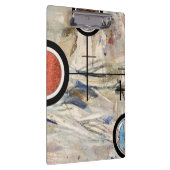 abstracte kunstcollage, gemengde media en waterver klembord (Rechts)