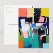 Abstracte Kunstcompositie  Briefkaart (Voorkant / Achterkant)