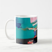 Abstracte Kunstcompositie  Koffiemok (Links)