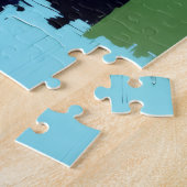 Abstracte Kunstcompositie  Legpuzzel (Zijkant)