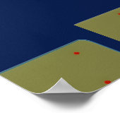 Abstracte Kunstcompositie Poster (Hoek)