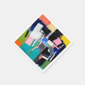 Abstracte Kunstcompositie  Servet (Hoek)