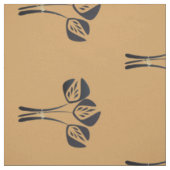 Abstracte kunstdeco-stijl Tulip Bouquet Stof (Swatch)