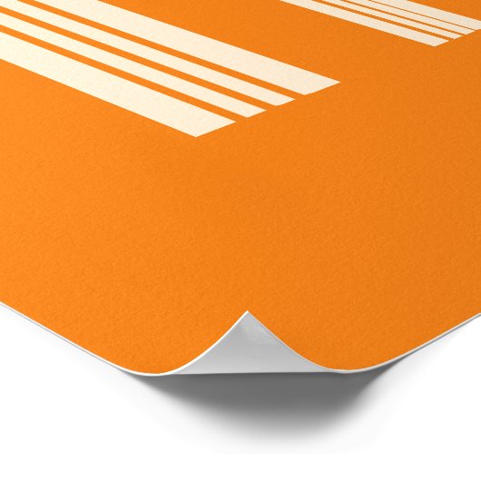 Abstracte kunstdeco-stijl Tulps Bouquet Poster (Hoek)