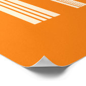 Abstracte kunstdeco-stijl Tulps Bouquet Poster (Hoek)