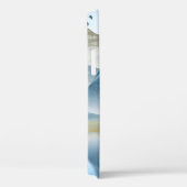 Abstracte kunstdecoratieve achtergrond. Bergen en Case-Mate iPhone Case (Achterkant / Rechts)