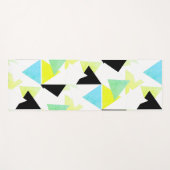 Abstracte kunstdriehoek Pyramid Pattern Yoga Mat (Voorkant (horizontaal))