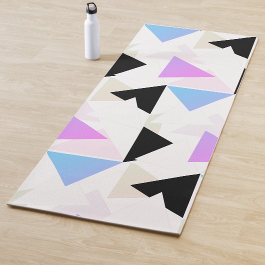 Abstracte kunstdriehoek Pyramid Pattern Yoga Mat (In situ)