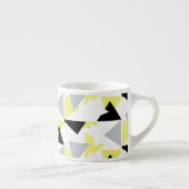 Abstracte kunstdriehoek Pyramide Patroonkoffie Mok (Rechts)