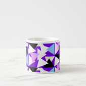 Abstracte kunstdriehoek Pyramide Patroonkoffie Mok (Voorkant)