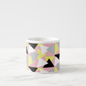 Abstracte kunstdriehoek Pyramide Patroonkoffie Mok (Voorkant)