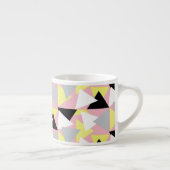 Abstracte kunstdriehoek Pyramide Patroonkoffie Mok (Rechts)