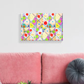 Abstracte kunstdrukken van Miabo Enyadike Canvas Afdruk (Insitu (Woonkamer))