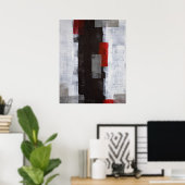 abstracte kunstdrukken voor 'Power Trip' Poster (Thuiskantoor)