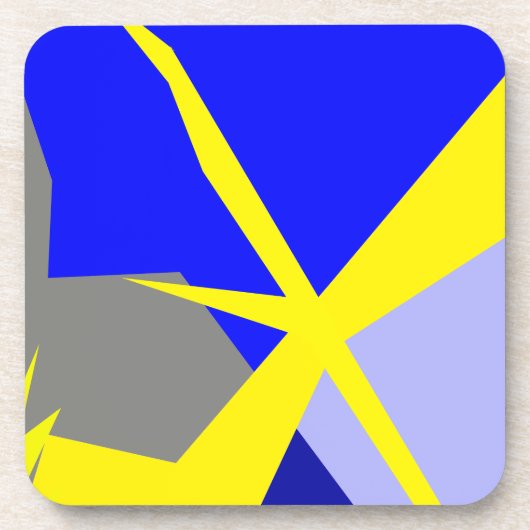 Abstracte kunstenergie bier onderzetter (Voorkant)