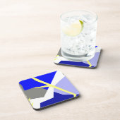 Abstracte kunstenergie bier onderzetter (Rechterzijde)