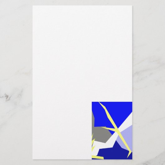 Abstracte kunstenergie briefpapier (Voorkant)