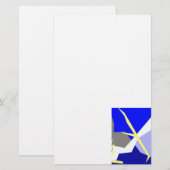 Abstracte kunstenergie briefpapier (Voorkant / Achterkant)