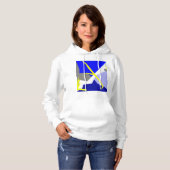 Abstracte kunstenergie hoodie (Voorkant volledig)