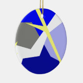 Abstracte kunstenergie keramisch ornament (Rechts)