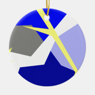 Abstracte kunstenergie keramisch ornament