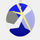 Abstracte kunstenergie keramisch ornament (Links)