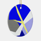 Abstracte kunstenergie keramisch ornament (Rechts)
