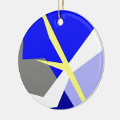 Abstracte kunstenergie keramisch ornament (Links)
