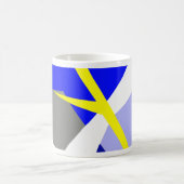 Abstracte kunstenergie koffiemok (Center)