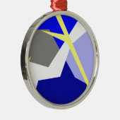 Abstracte kunstenergie metalen ornament (Rechts)