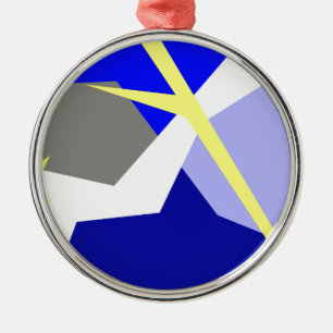 Abstracte kunstenergie metalen ornament