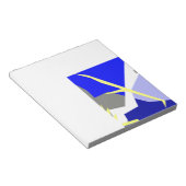 Abstracte kunstenergie notitieblok (Schuin)