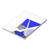 Abstracte kunstenergie notitieblok (Linkerzijde)