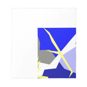 Abstracte kunstenergie notitieblok