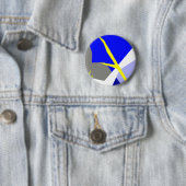 Abstracte kunstenergie ronde button 5,7 cm (In situ)