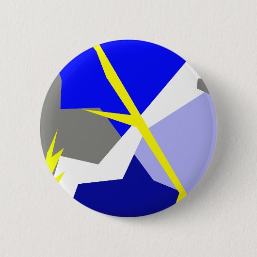 Abstracte kunstenergie ronde button 5,7 cm (Voorkant)