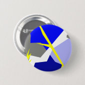 Abstracte kunstenergie ronde button 5,7 cm (Voorkant /achterkant)