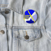 Abstracte kunstenergie ronde button 5,7 cm (In situ)