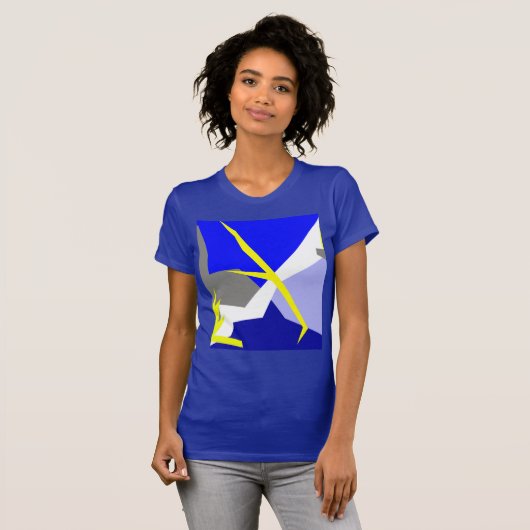 Abstracte kunstenergie t-shirt (Voorkant volledig)