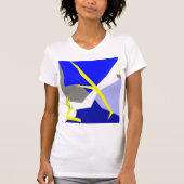 Abstracte kunstenergie t-shirt (Voorkant)