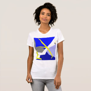 Abstracte kunstenergie t-shirt