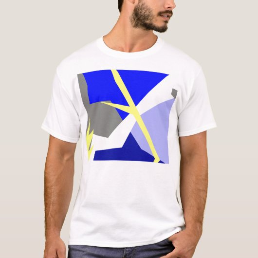 Abstracte kunstenergie t-shirt (Voorkant)