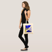 Abstracte kunstenergie tote bag (Voorkant (model))