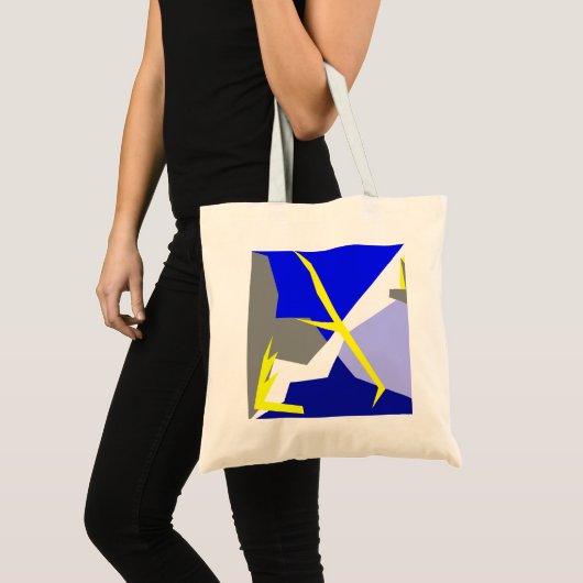 Abstracte kunstenergie tote bag (Voorkant (product))