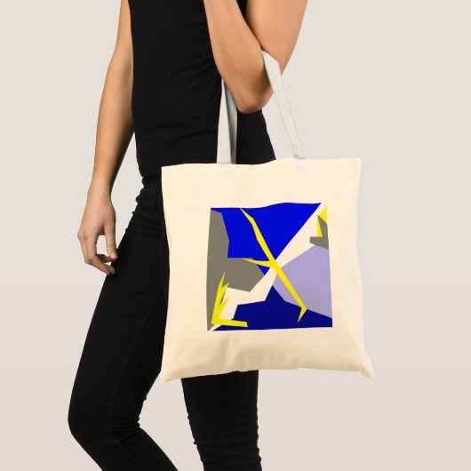 Abstracte kunstenergie tote bag (Voorkant (product))